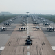 The elephant walk. Photo credit U.S. Air Force